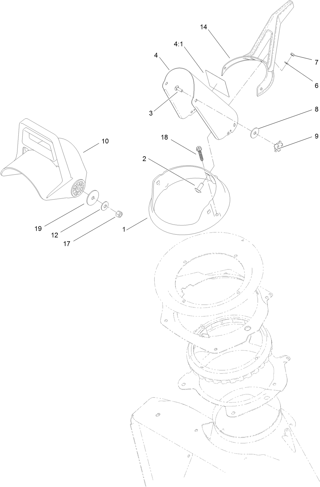 Discharge Chute Control Assembly