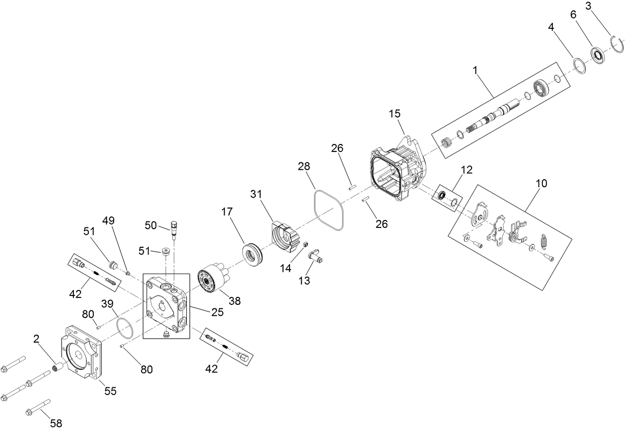 Hydraulic Pump Assembly No. 131-2767