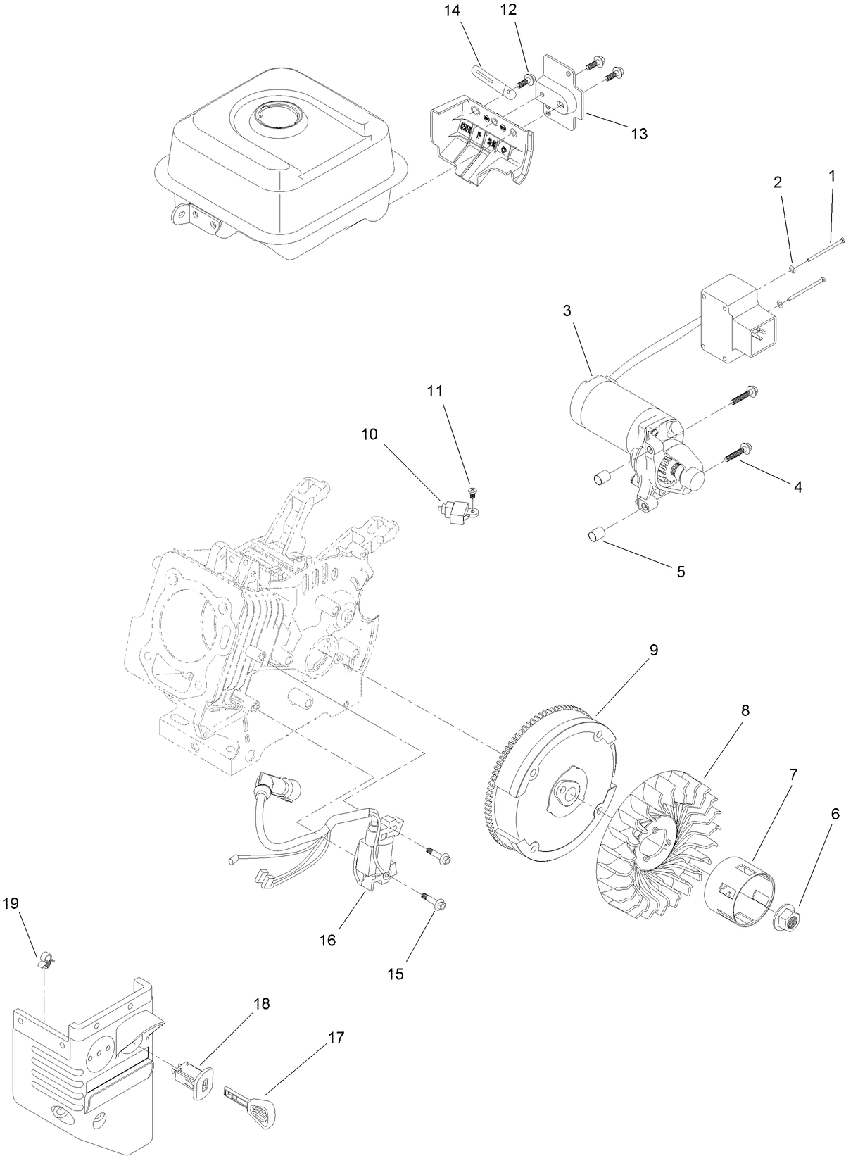 Ignition and Electrical Assembly