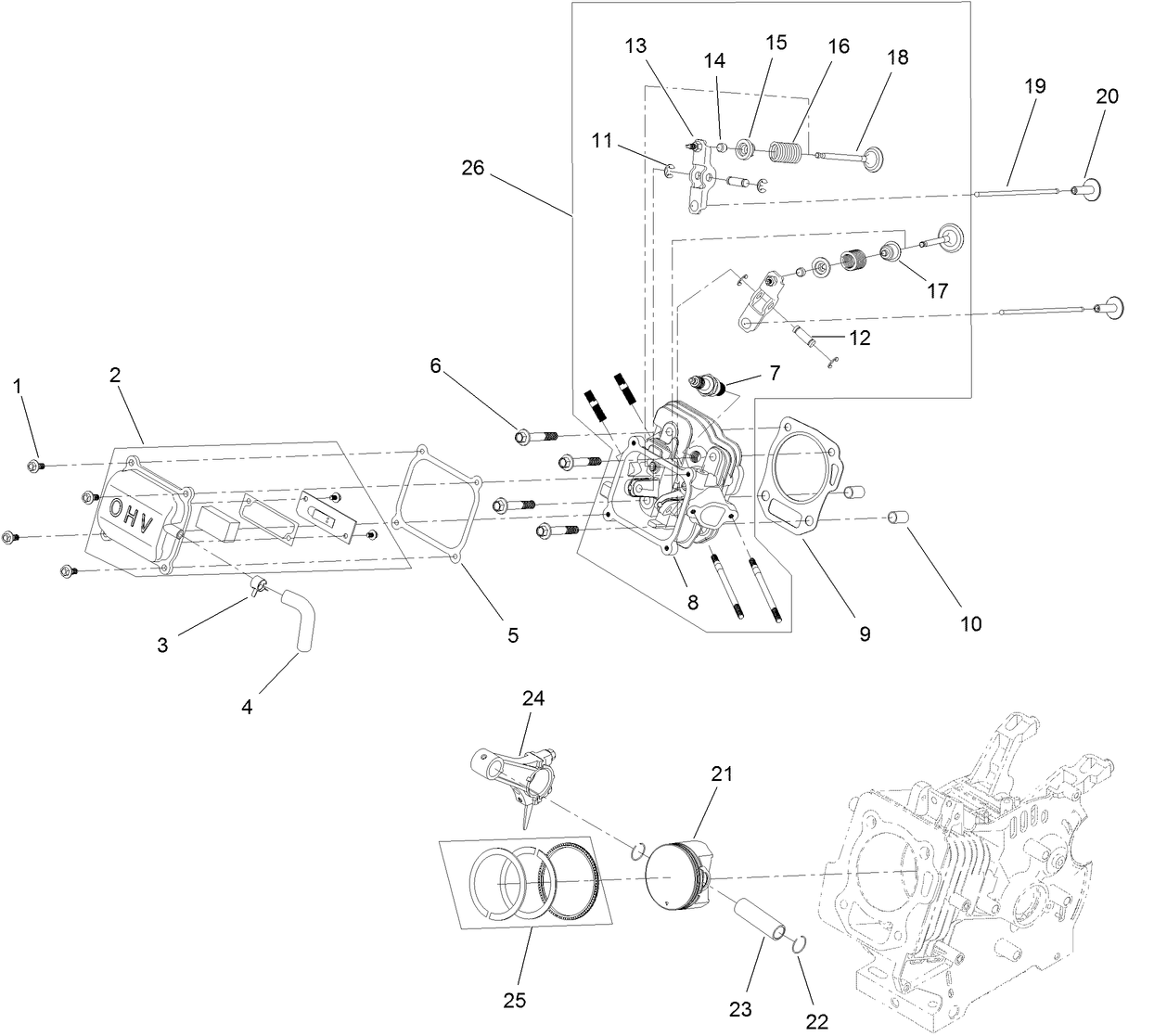 Piston and Head Assembly