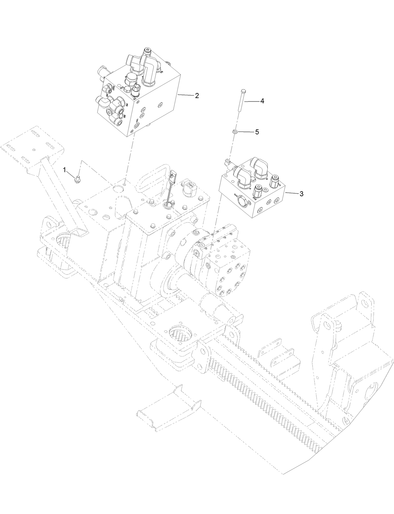Thrust Manifold and Rotary Relief  Manifold Assembly