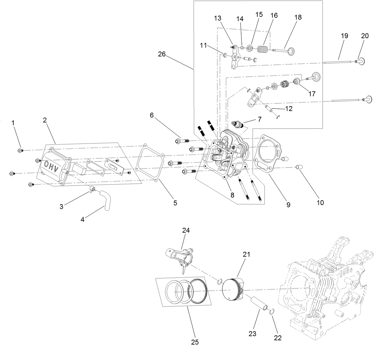 Piston and Head Assembly