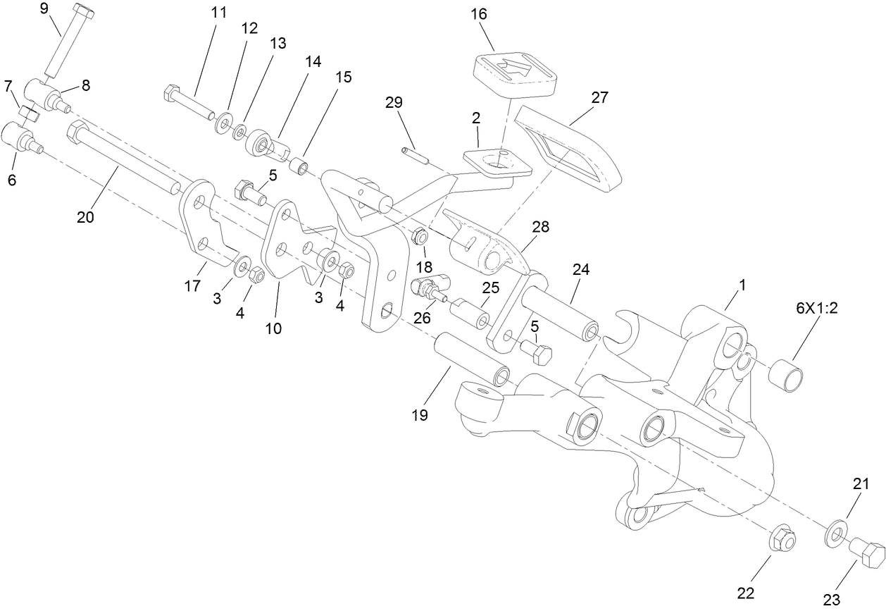 Right Hand Support Platform Assembly