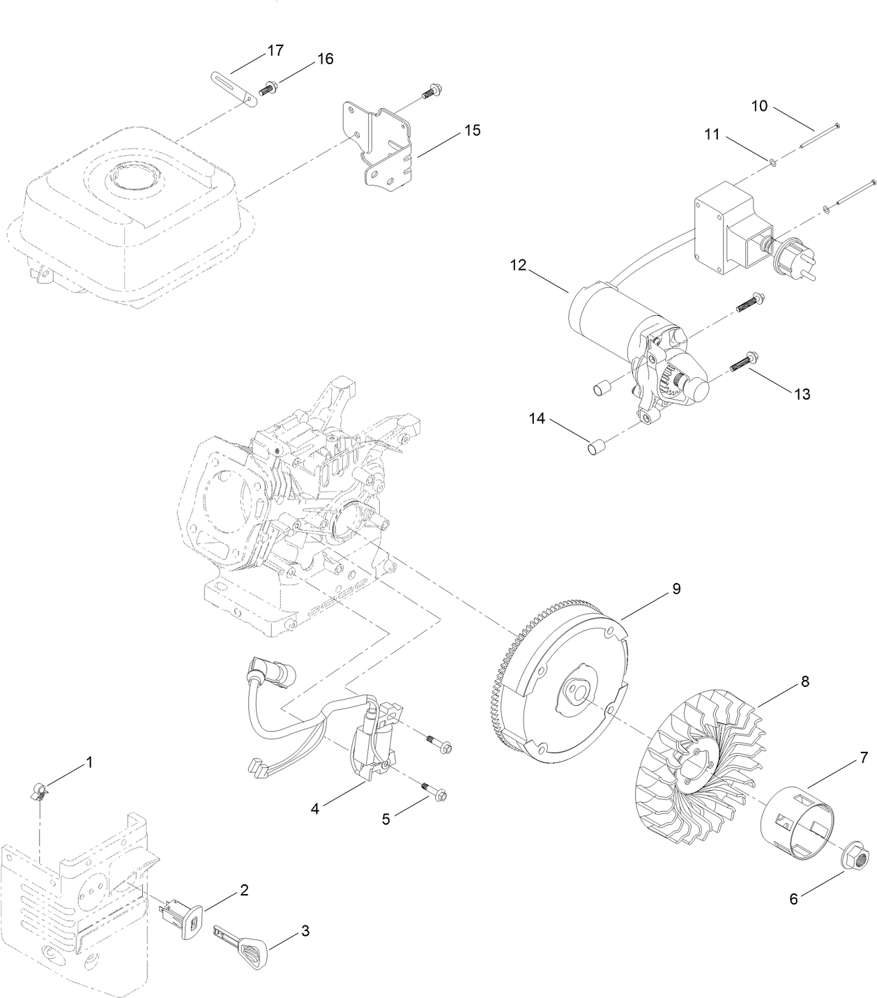 Ignition and Electrical Assembly
