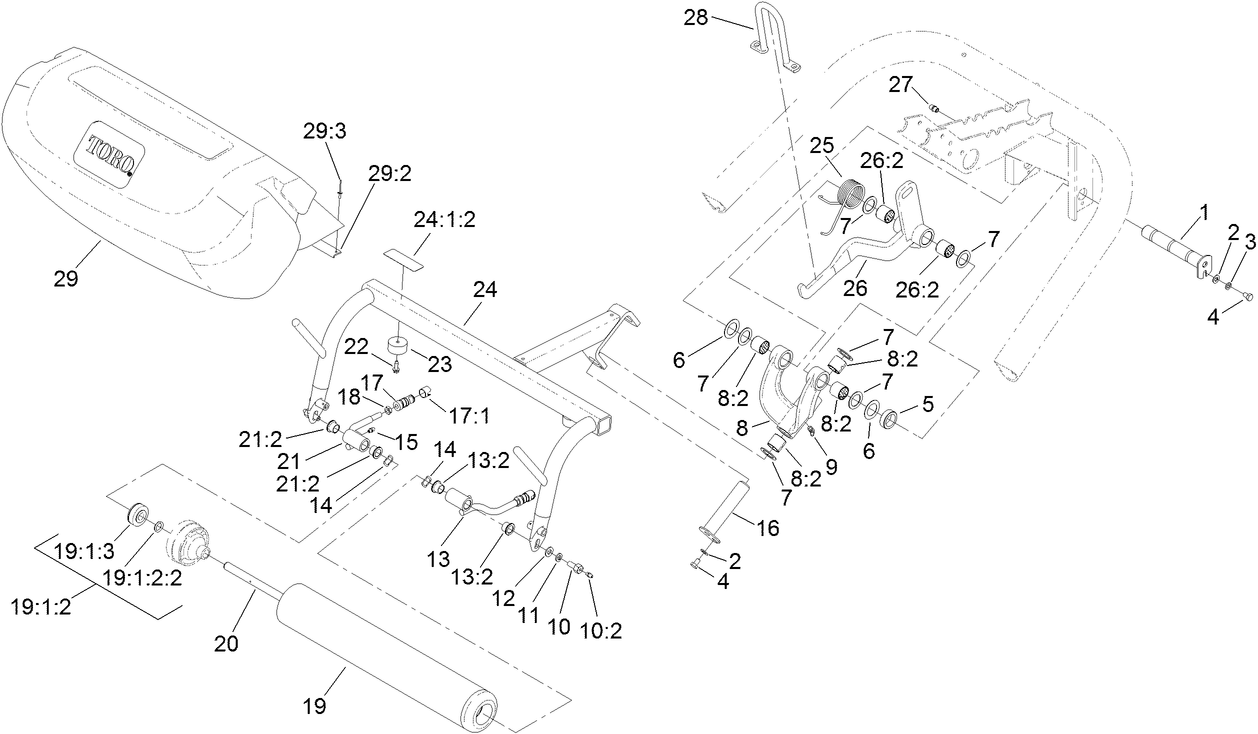 Center Pull Frame Assembly