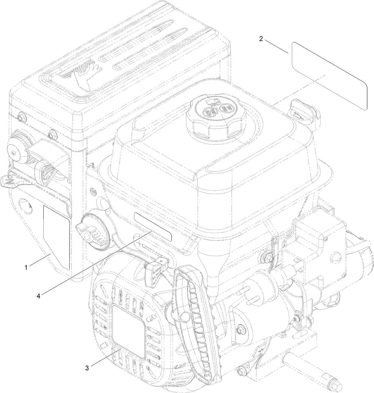 Engine Decal Assembly
