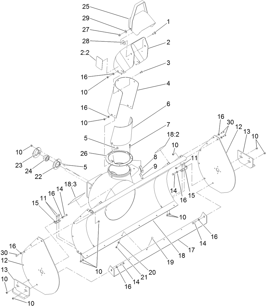Discharge Chute Assembly