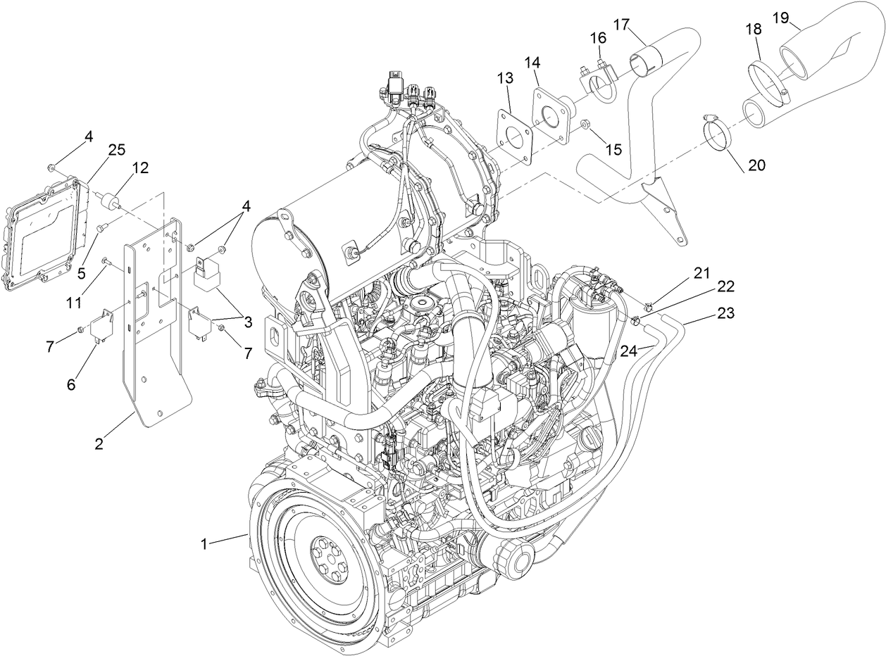 Engine and Controller Assembly