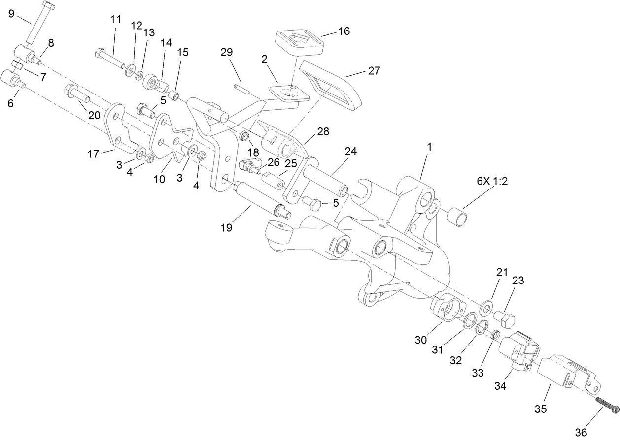 Right Hand Support Platform Assembly