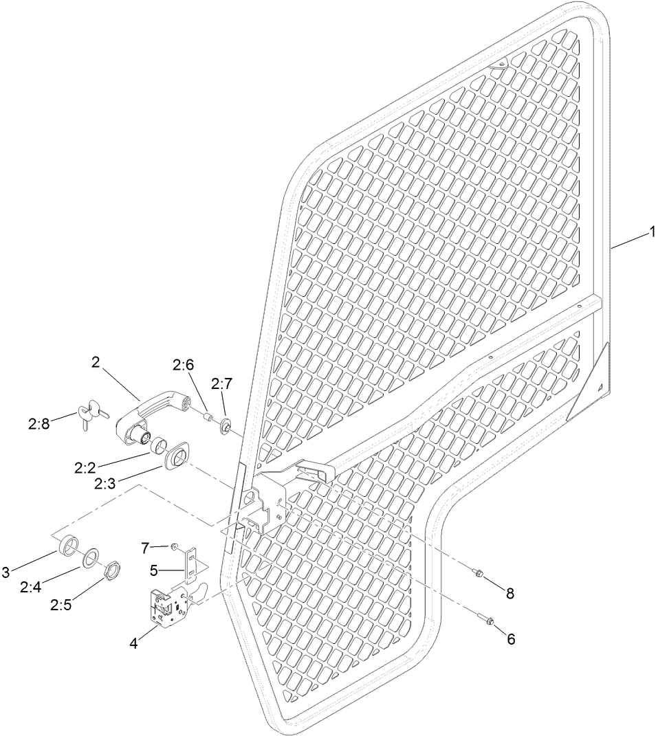 Right Hand Door Assembly No. 136-2246