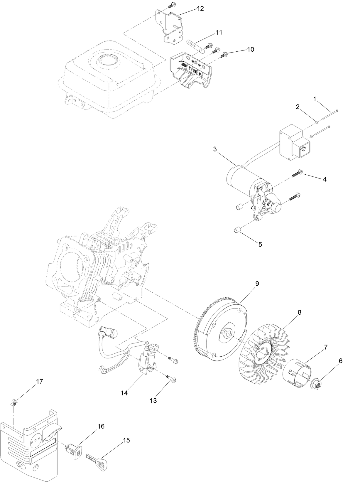 Ignition and Electrical Assembly