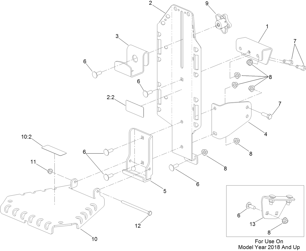 Universal Mount Assembly No. 136-9046
