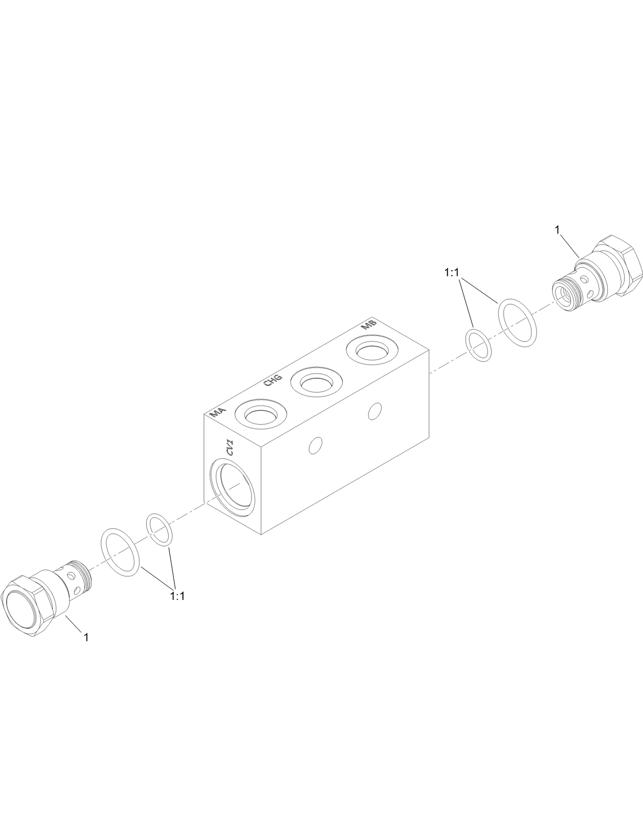 Charge Check Manifold Assembly No. 137-5288