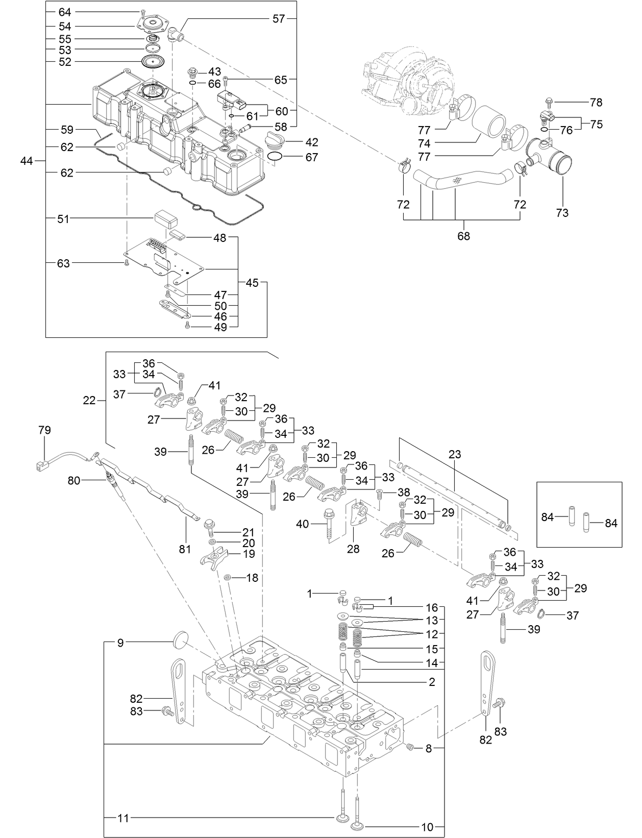 Cylinder Head and Cover Assembly