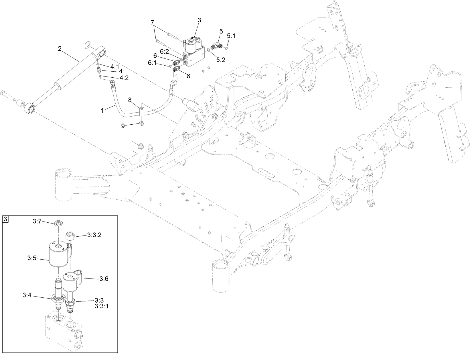 Hydraulic Lift and Fold Assembly