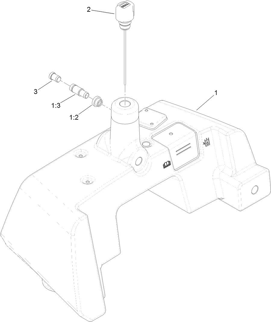 Hydraulic Tank Assembly No. 136-8544