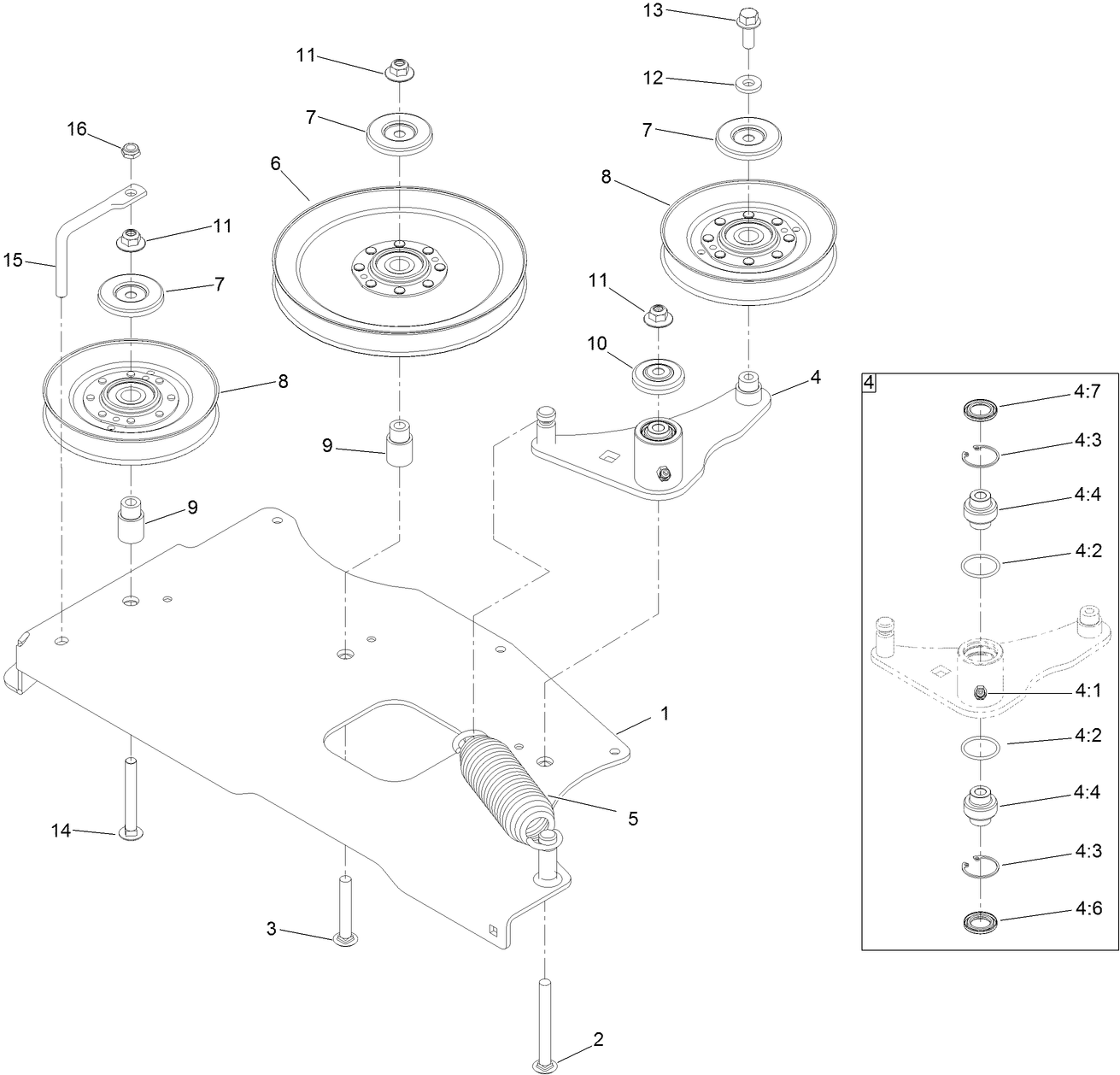 Idler Mount Assembly No. 126-3271