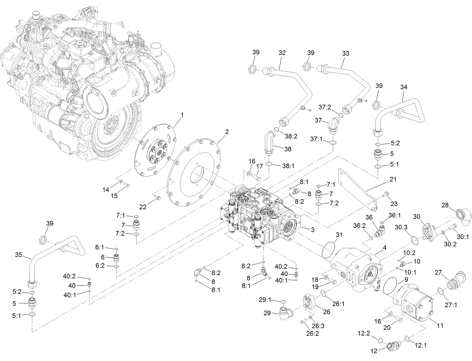 Hydraulic Pump Assembly