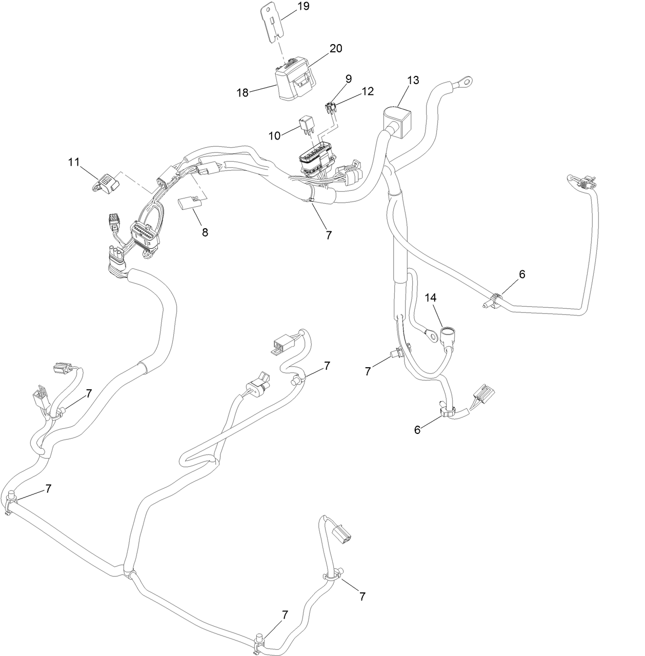 Wire Harness Assembly No. 126-5875