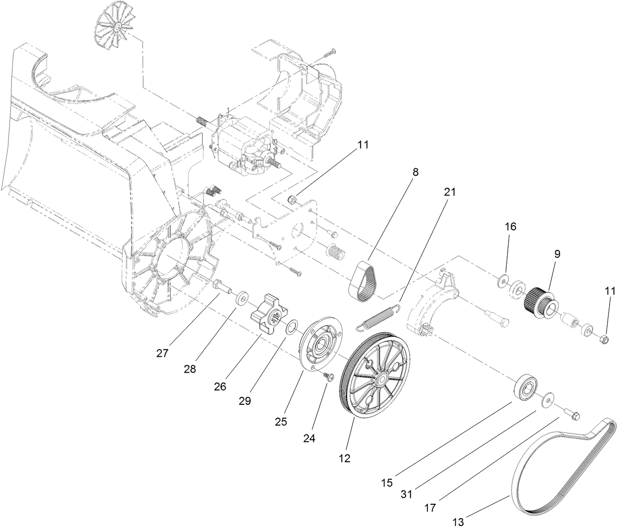 Idler and Pulley Assembly