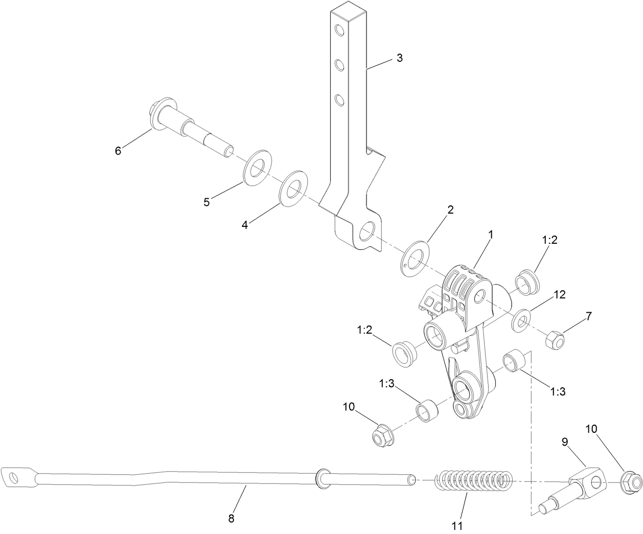 RH Motion Control Assembly