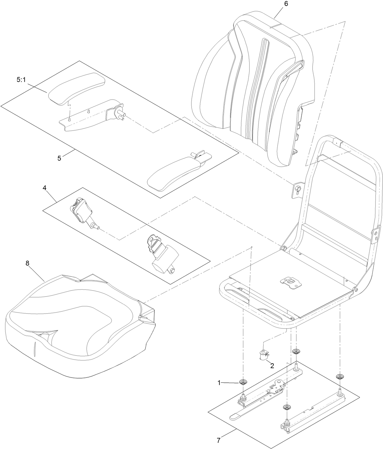 Seat Assembly No. 136-8954