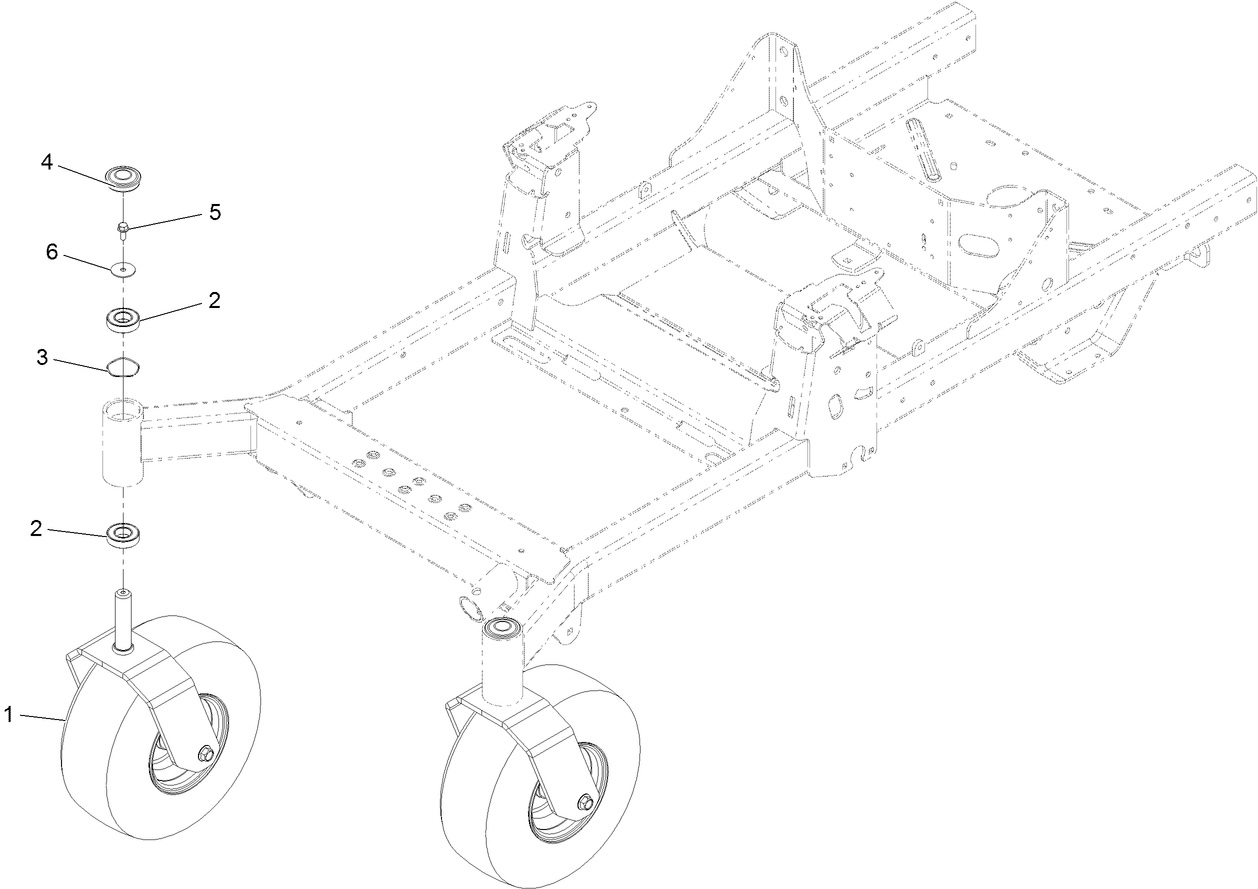 Caster Tire Assembly