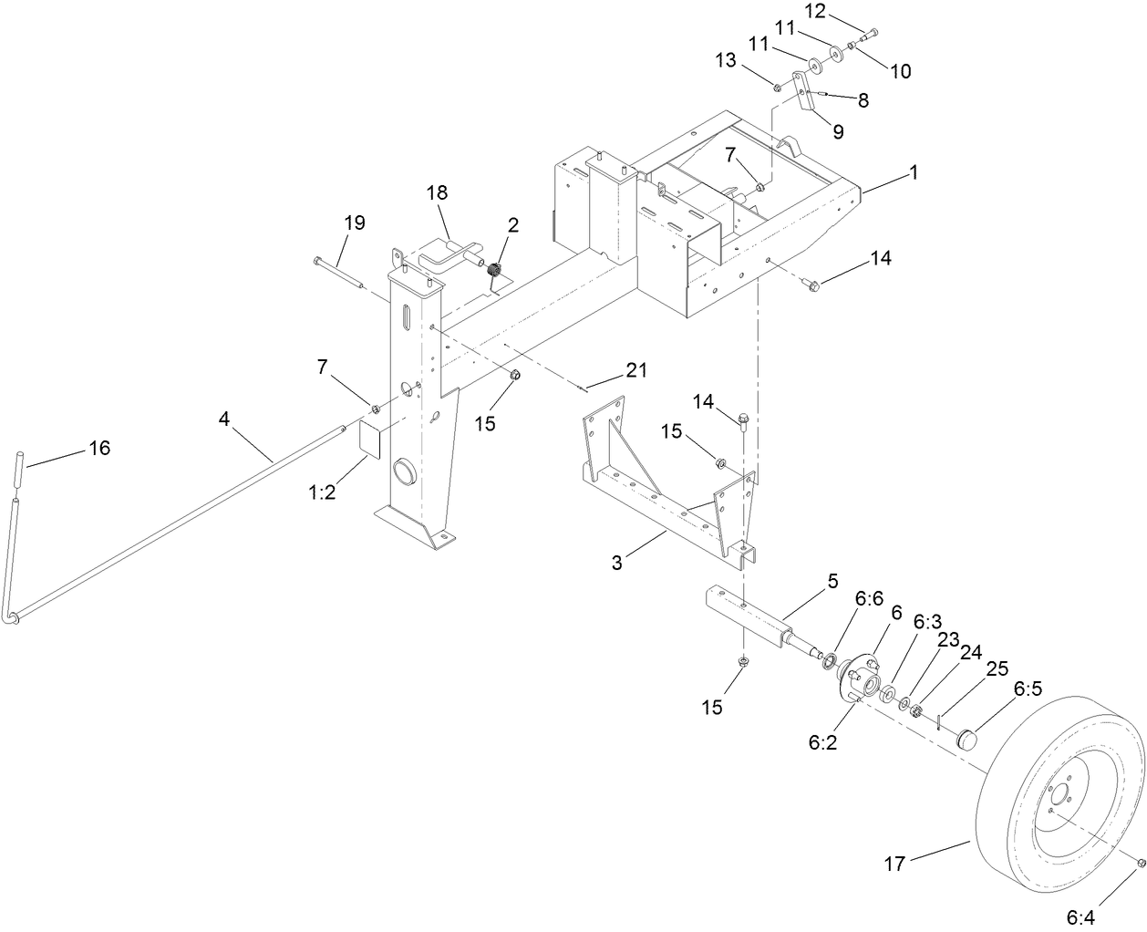 Frame and Axle Assembly