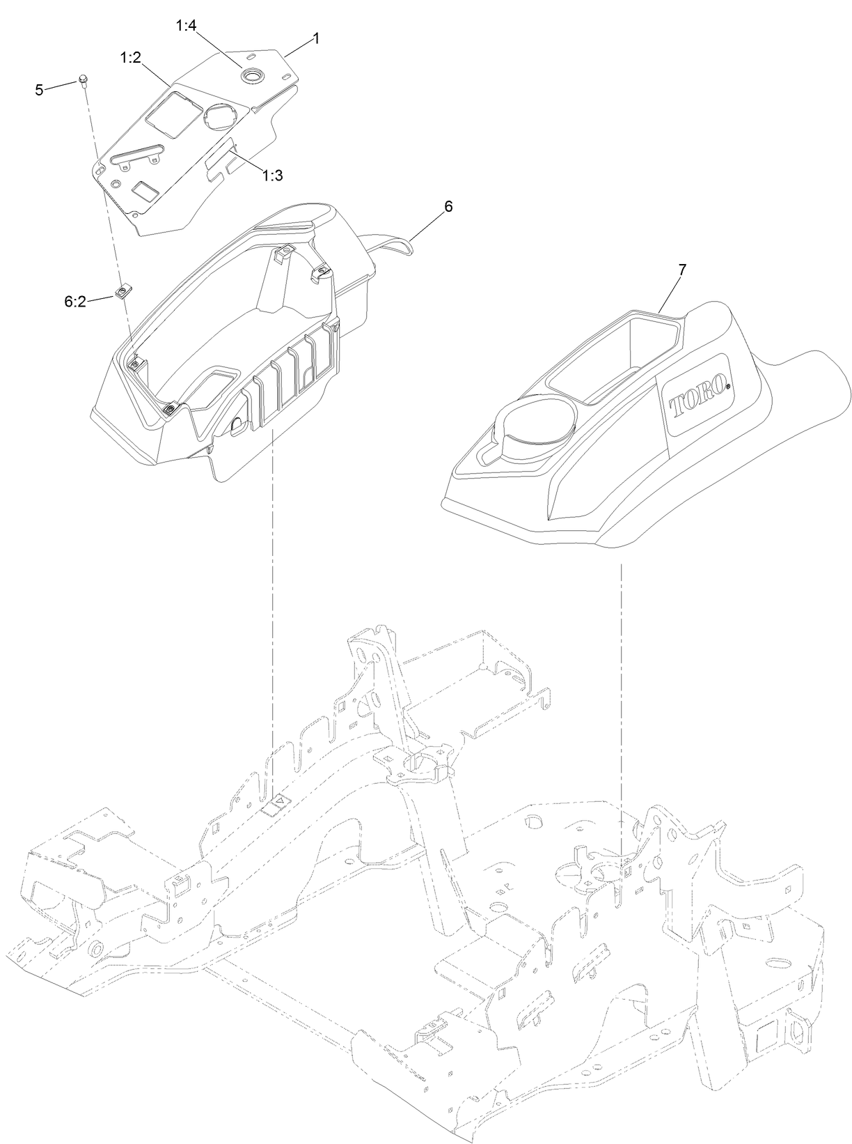 Console and Control Assembly