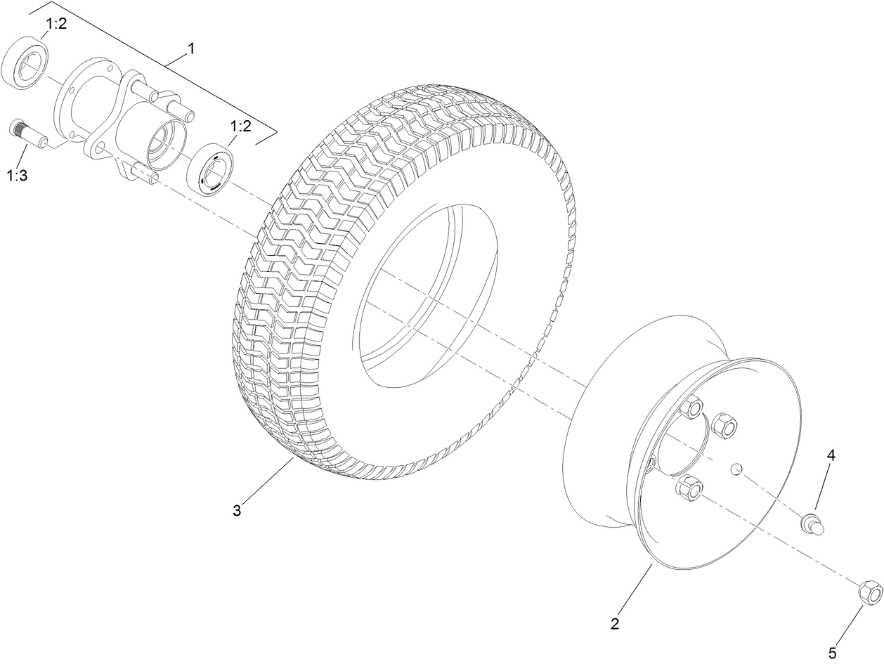 Wheel and Tire Assembly No. 126-9846