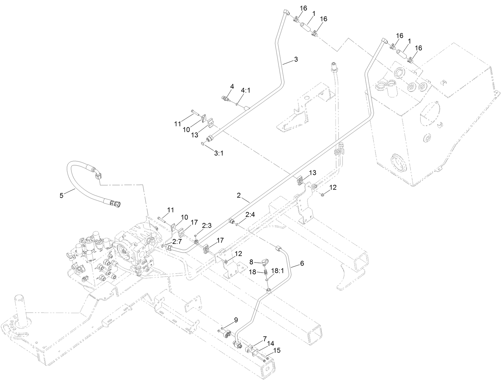 Hydraulic Tank Hydraulic Hose Assembly