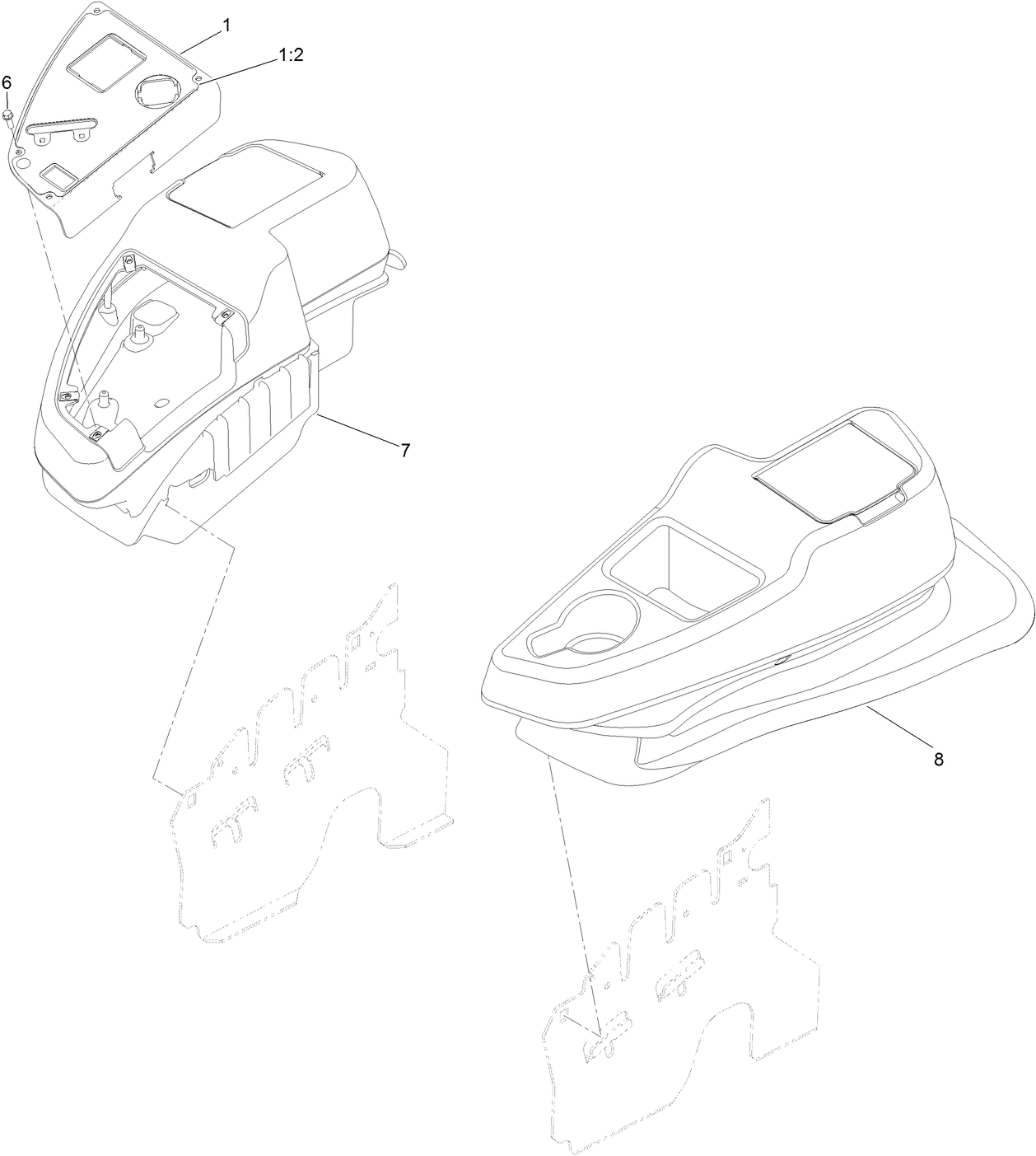 Console and Control Panel Assembly