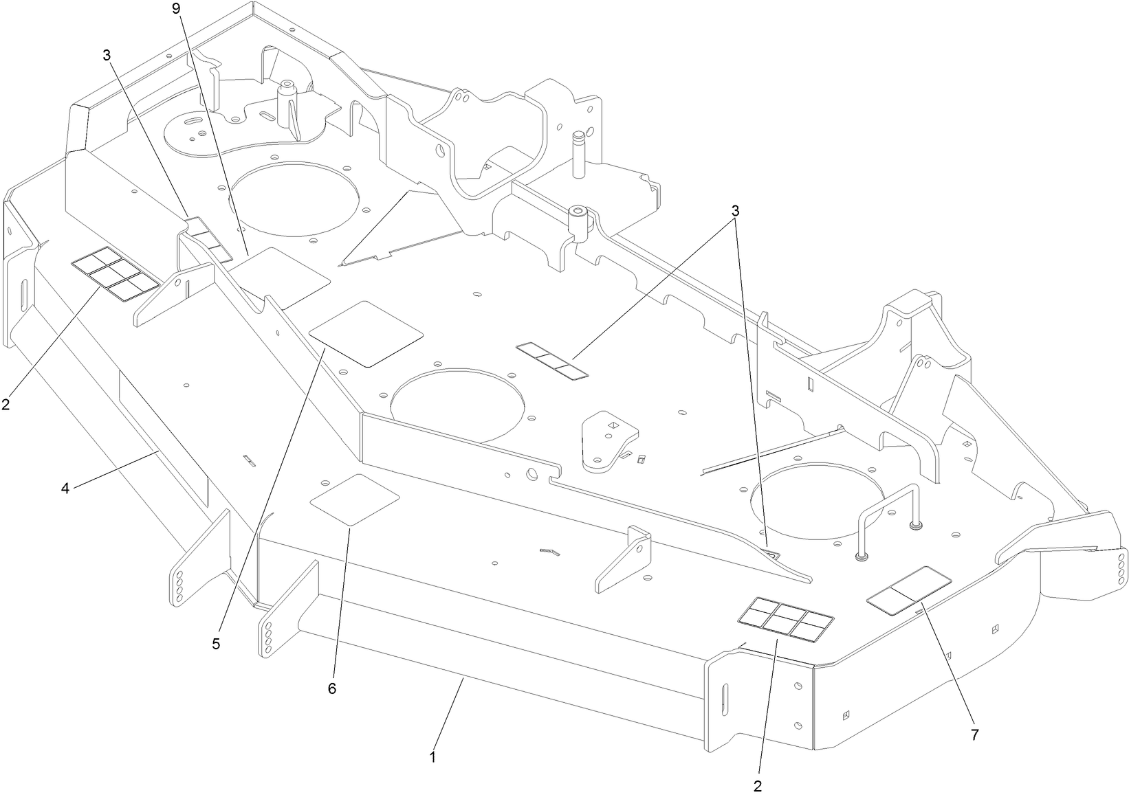 Deck Decal Assembly No. 136-8646