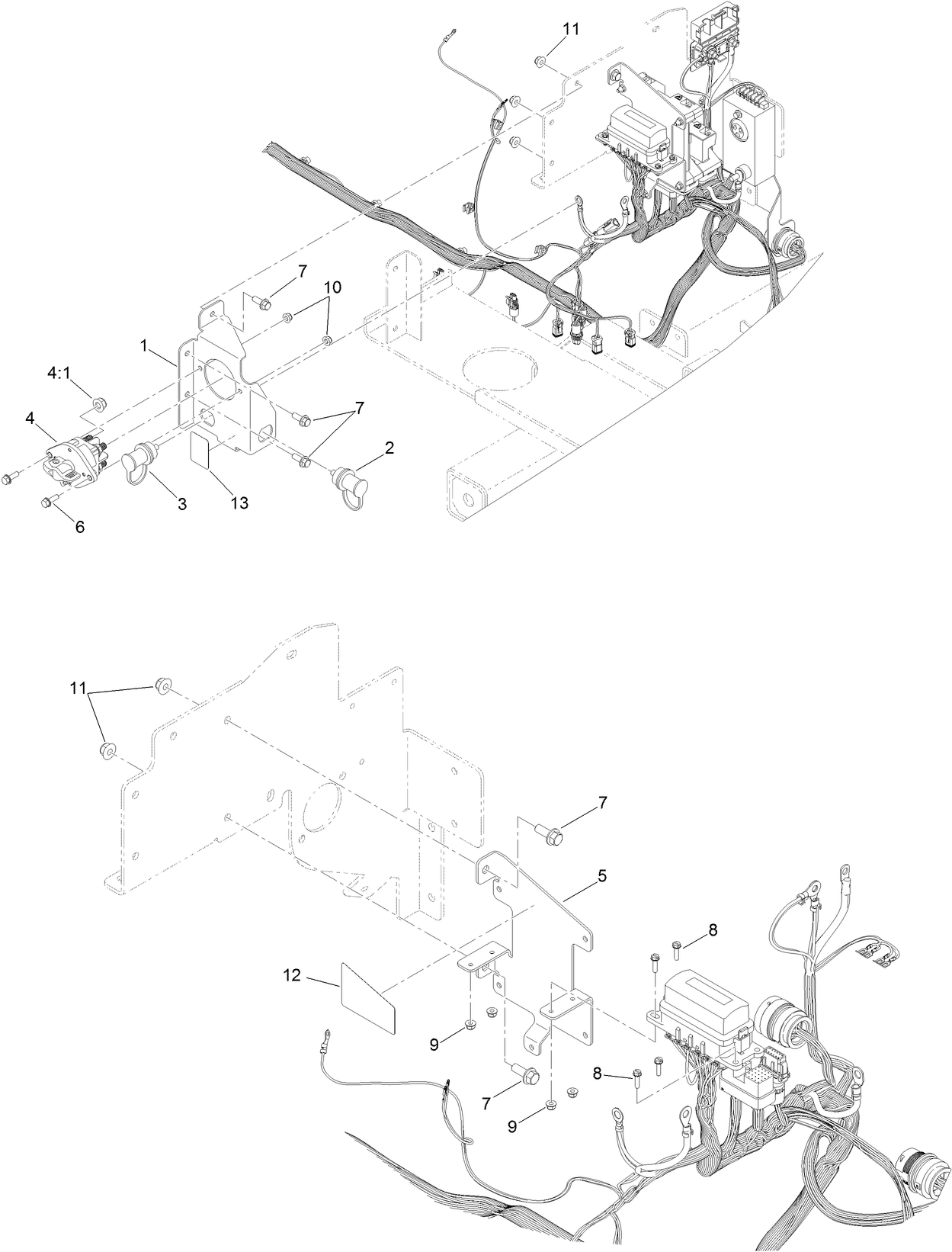 Fuse Block and Power Disconnect Assembly