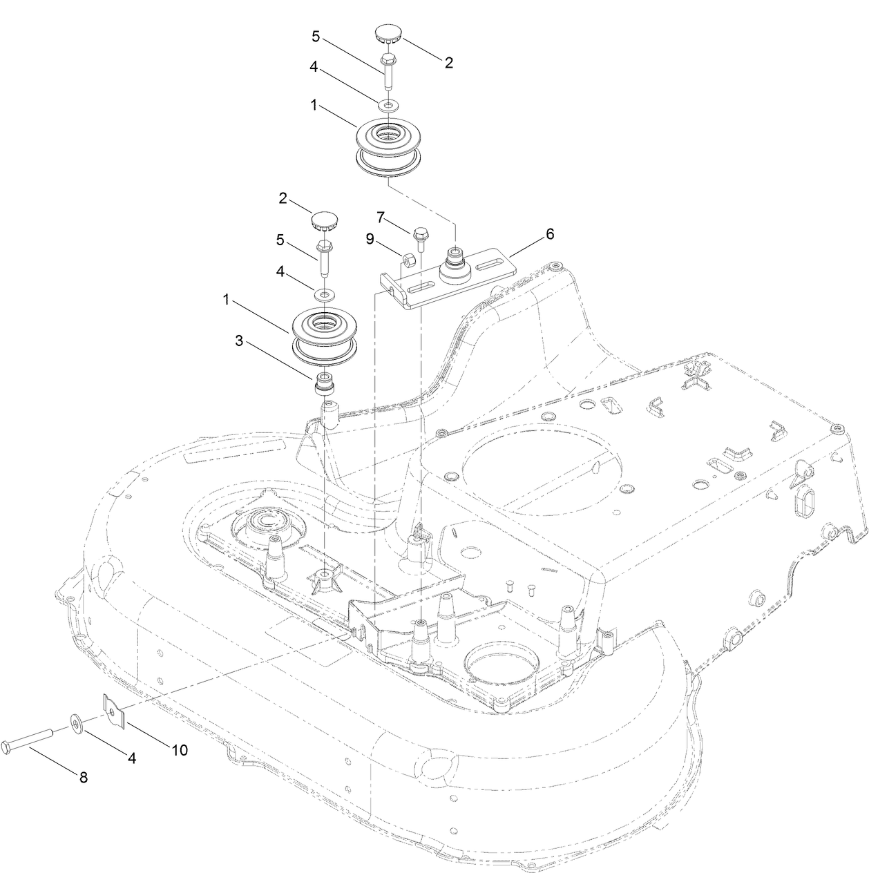 Pulleys and Idler Assembly