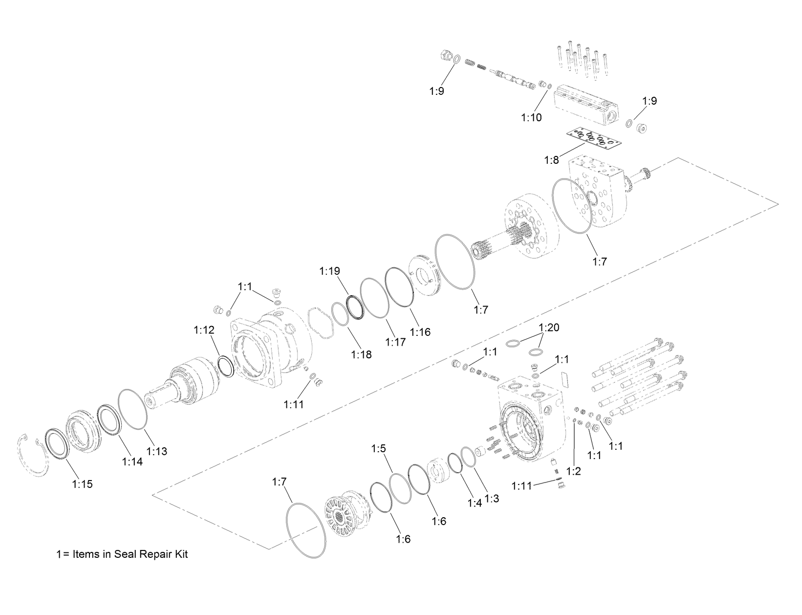 Hydraulic Motor Assembly No. 131-8946