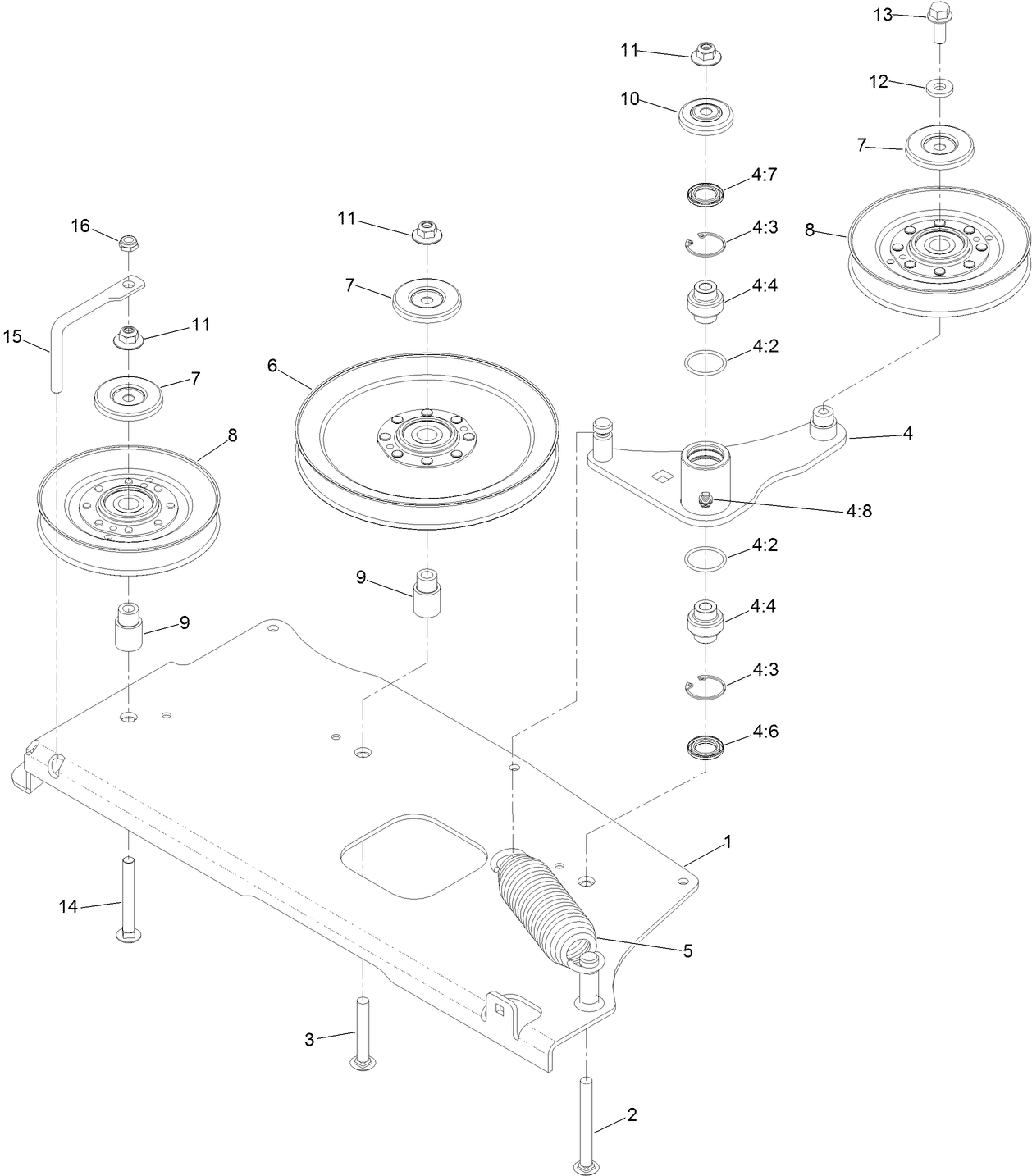 Idler Mount Assembly No. 126-3372