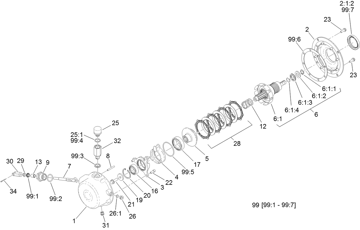 Clutch Service Assembly No. 137-2425