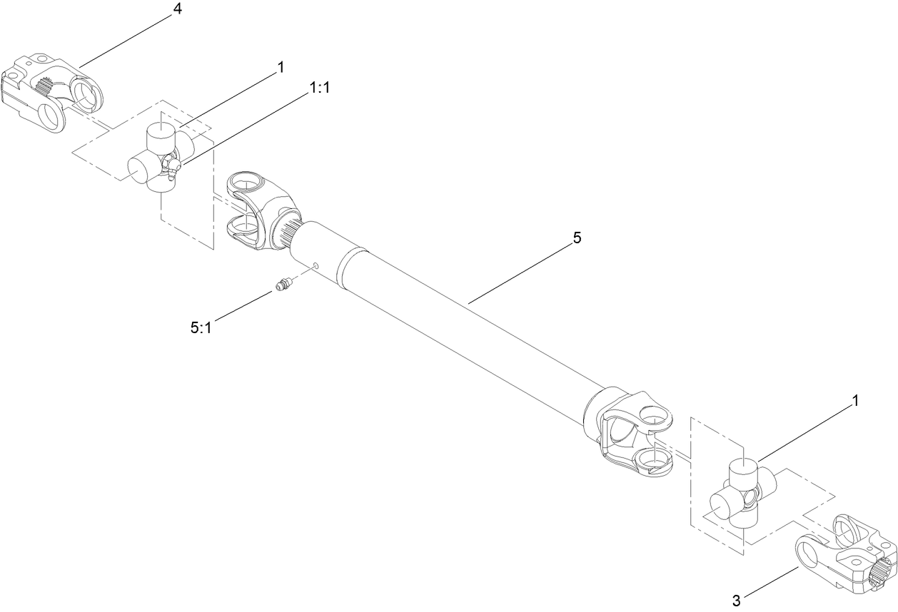 Driveshaft Assembly No. 110-3575