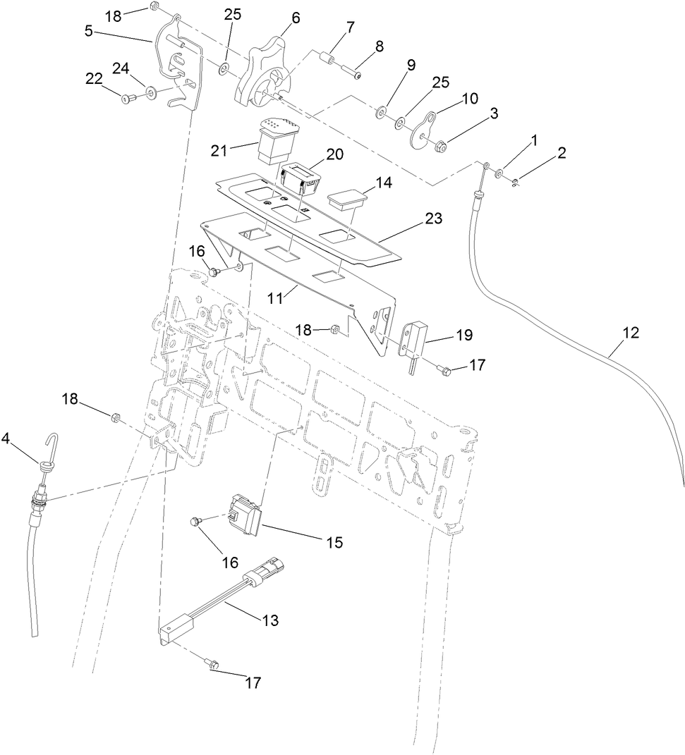 Throttle and Console Assembly