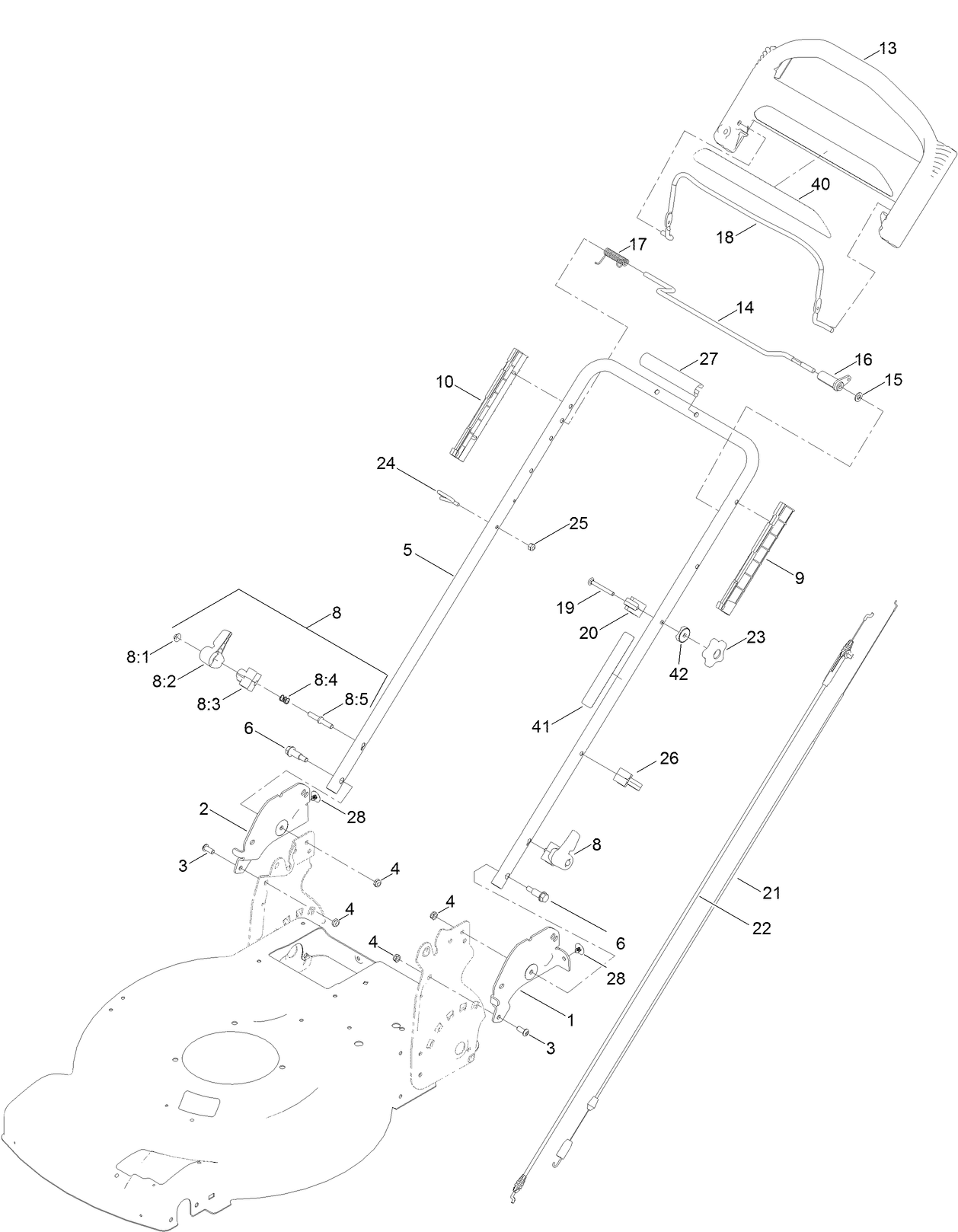 Handle and Control Assembly