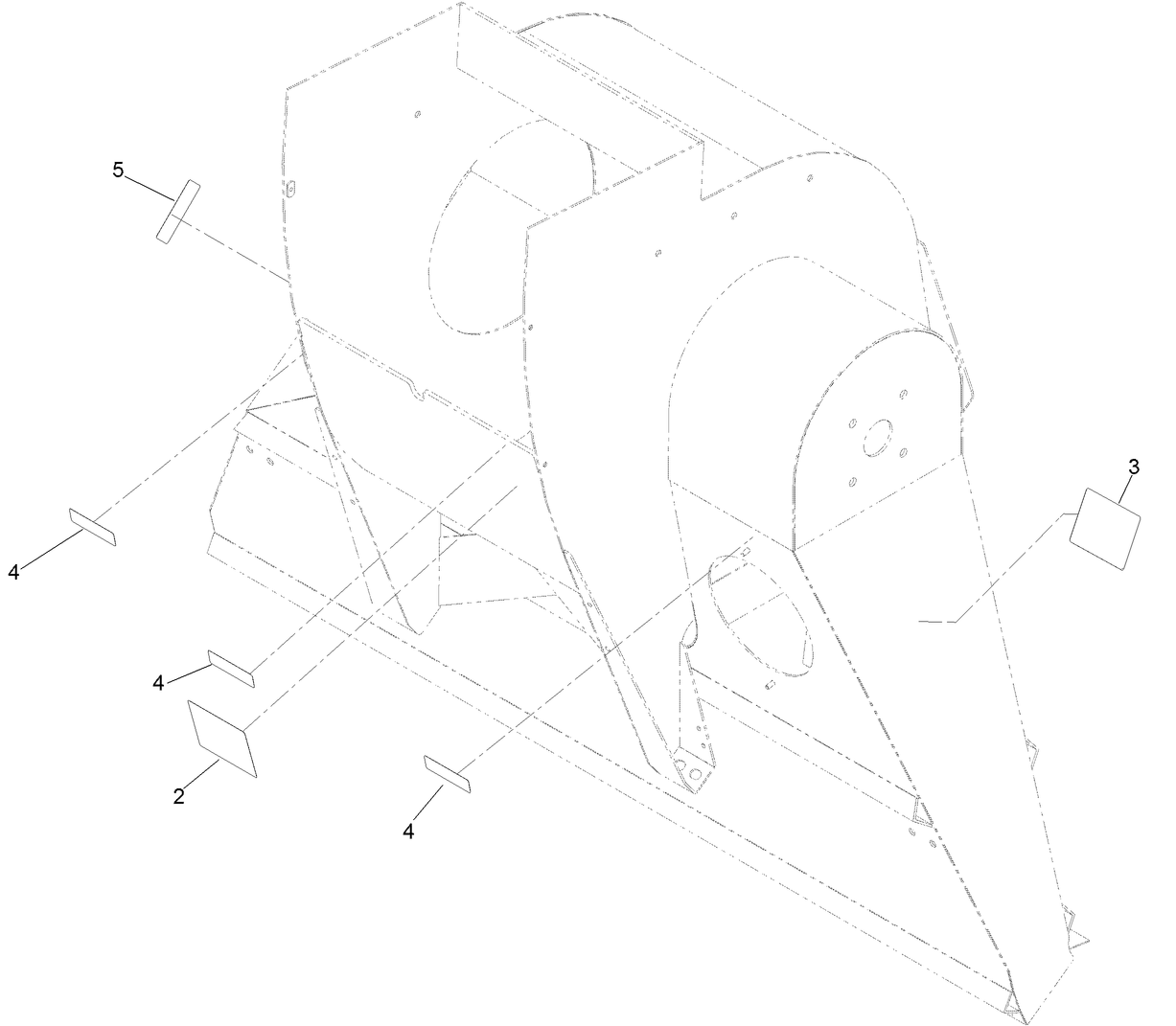 Blower and Throat Assembly Decal Assembly