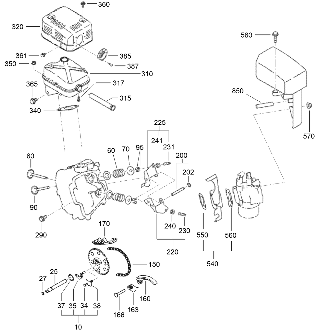 Intake and Exhaust Assembly