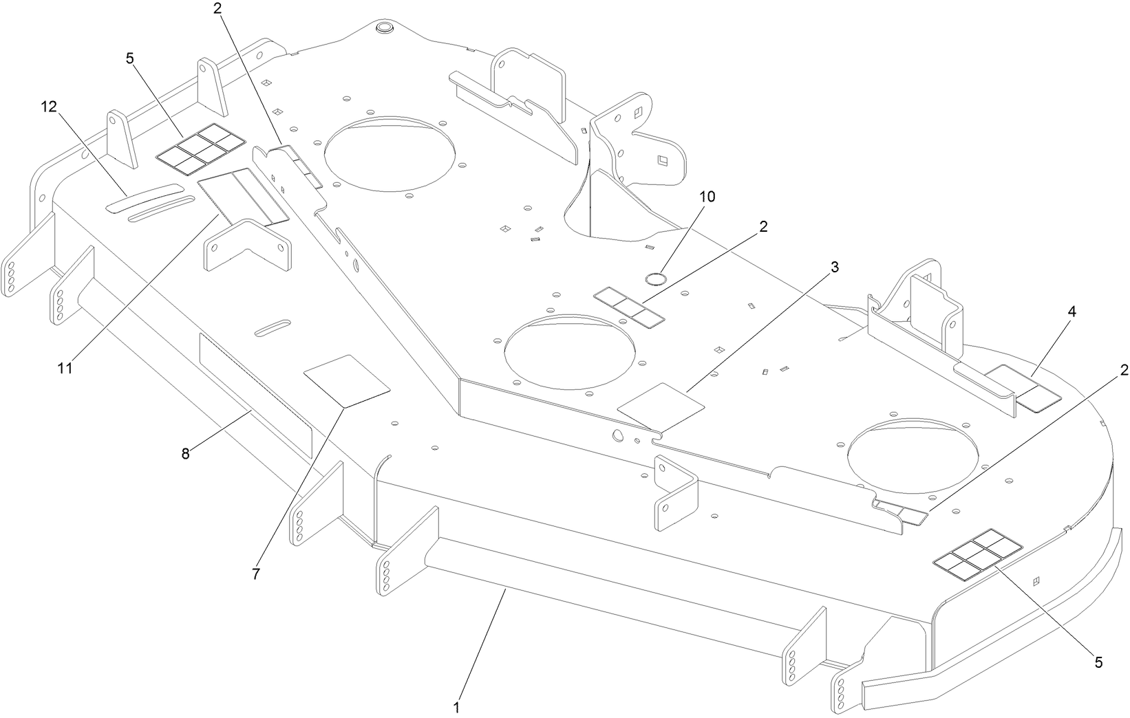 Deck Decal Assembly No. 136-8639