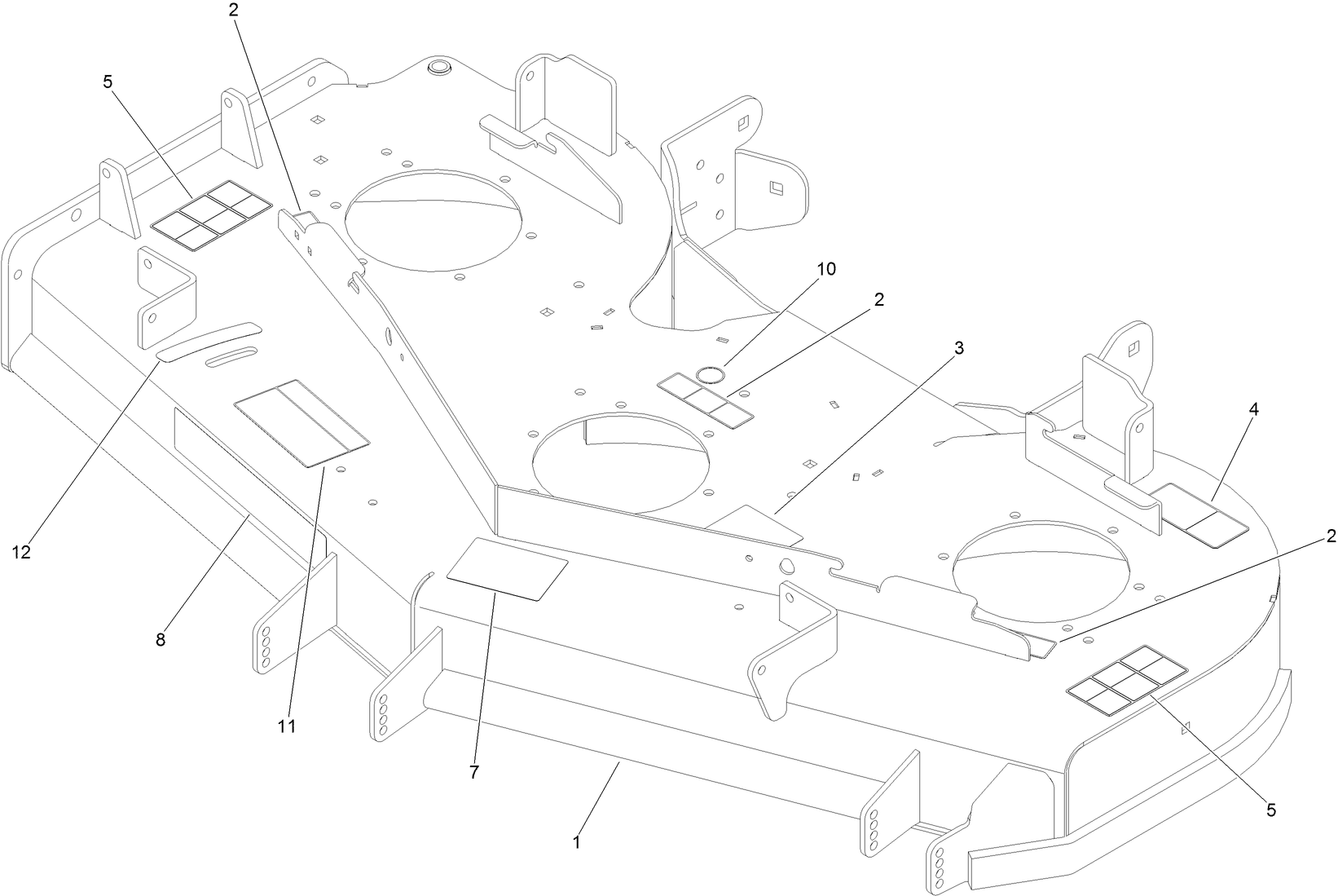 Deck Decal Assembly No. 136-8632