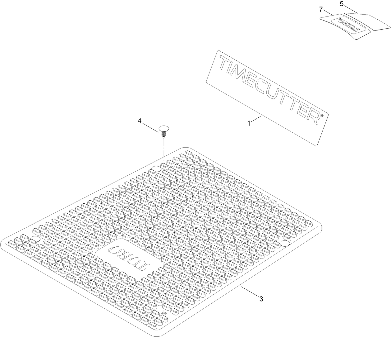 Model Specific Decal and Floor Mat Assembly