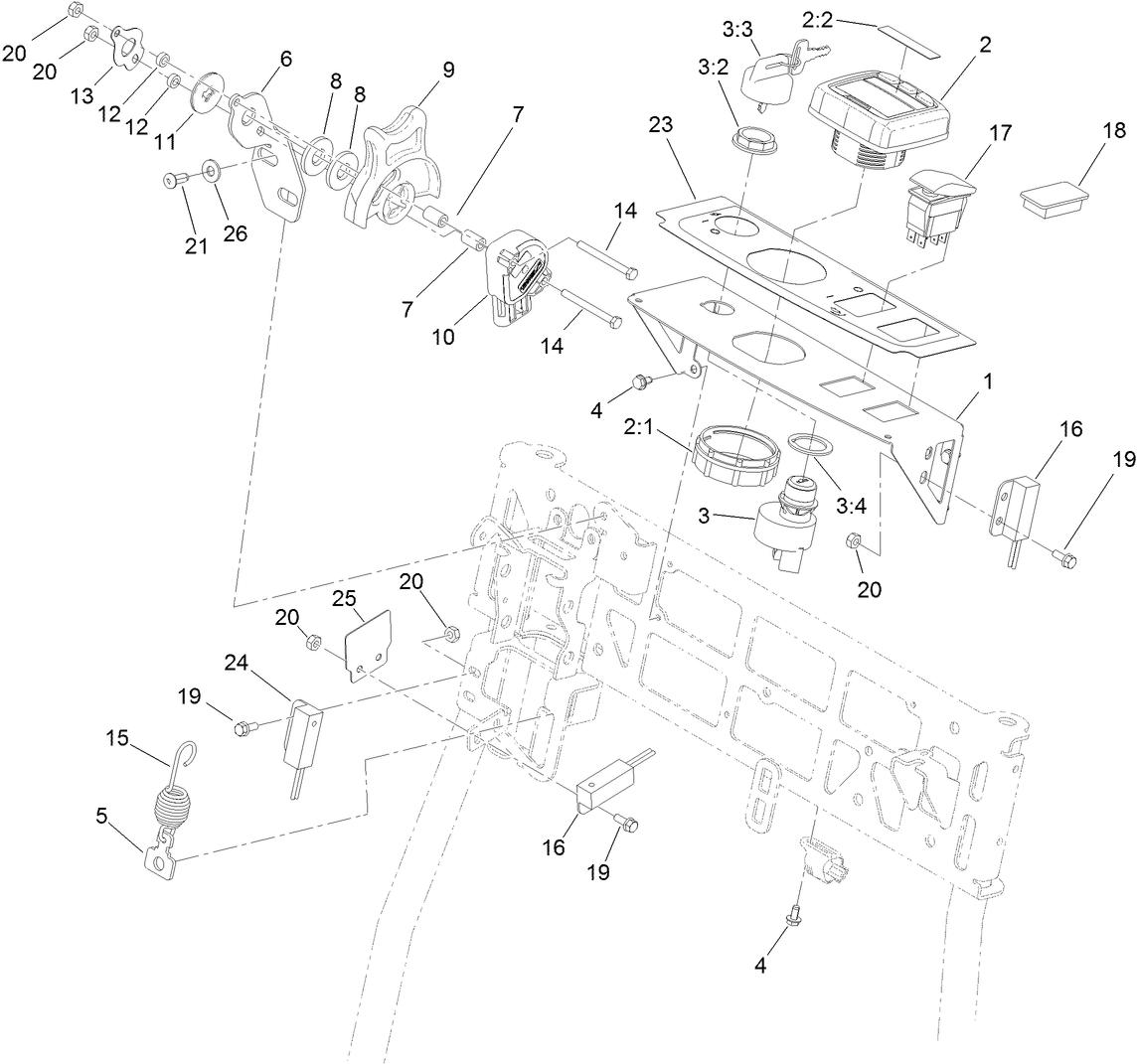 Throttle and Console Assembly