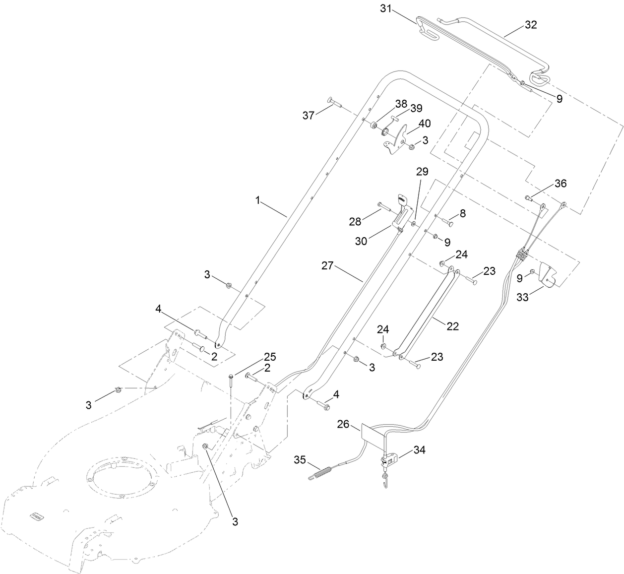 Handle and Control Assembly