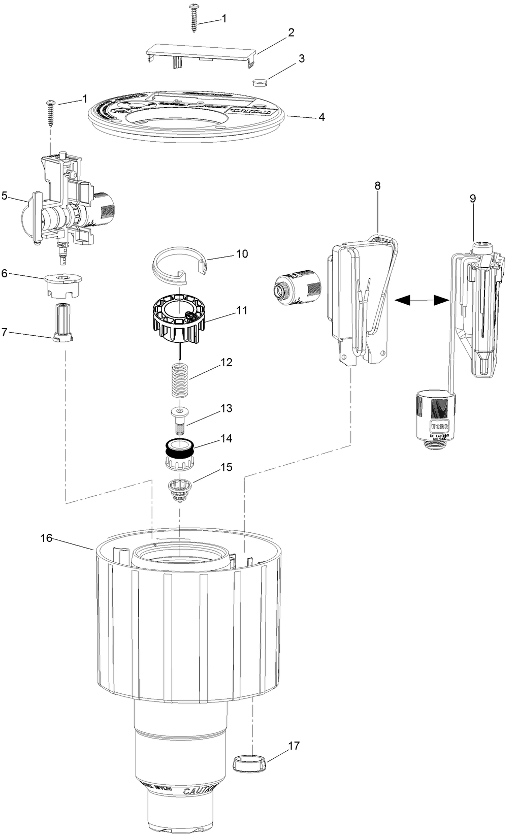 Golf Sprinkler Body, 1.5'' - INFINITY Series