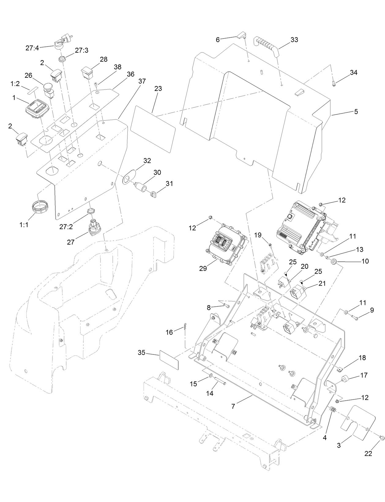 4 Wheel Drive Module Control and Relay Assembly